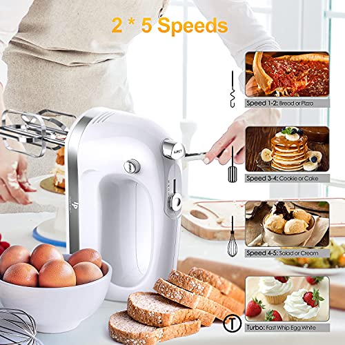 Electric 400W Food Mixer 5 Speed Handheld Mixer