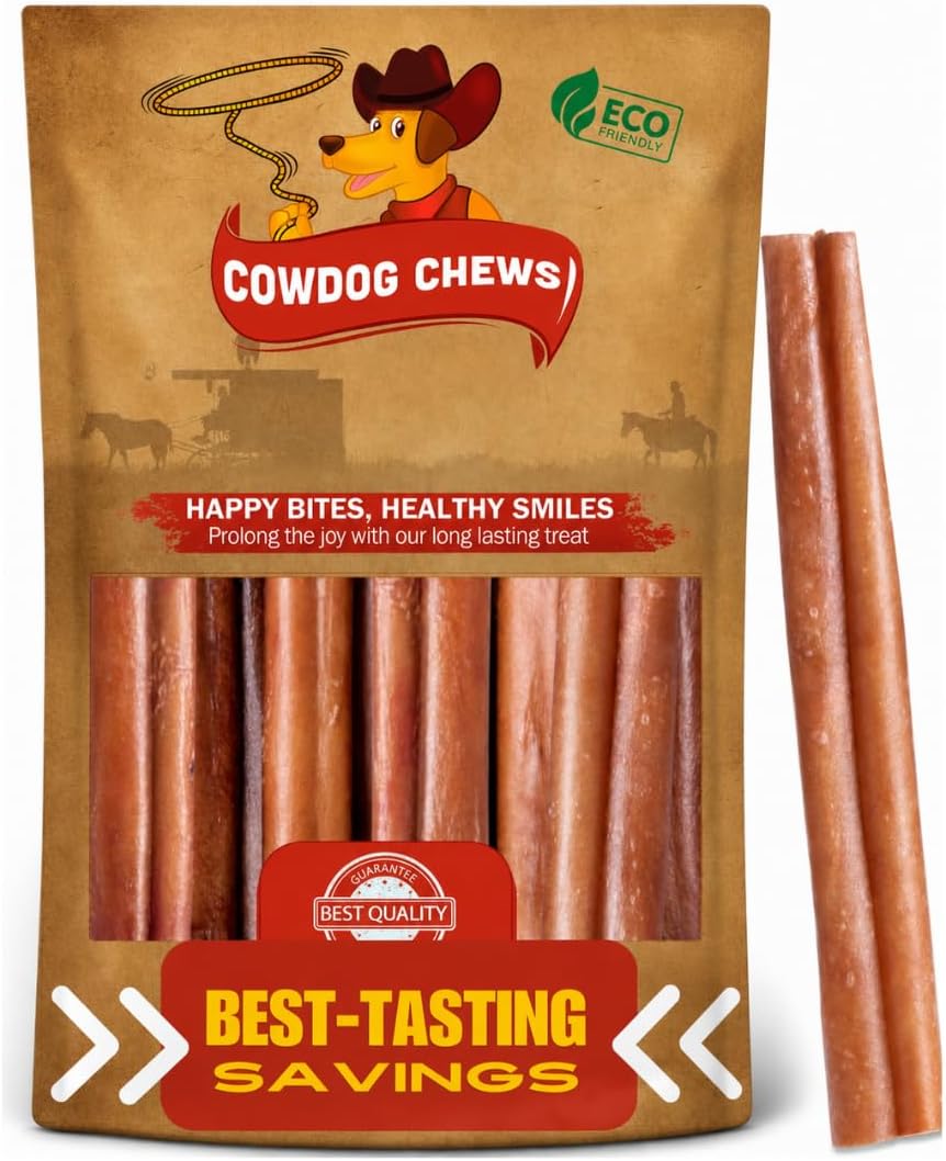 Beef Bully Stick Odor-Free, Beef Collagen Chews