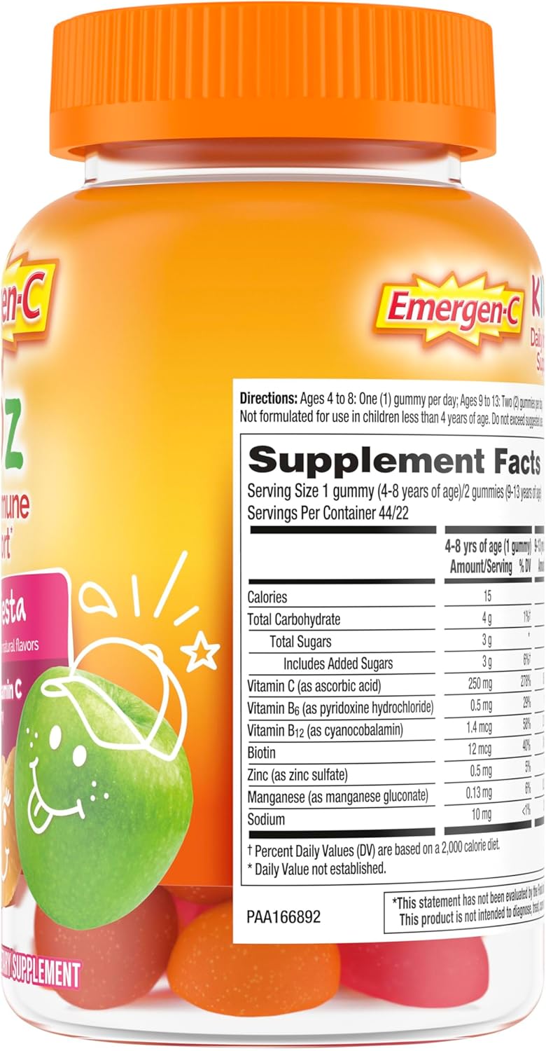 Kidz Daily Immune Support Dietary Supplements